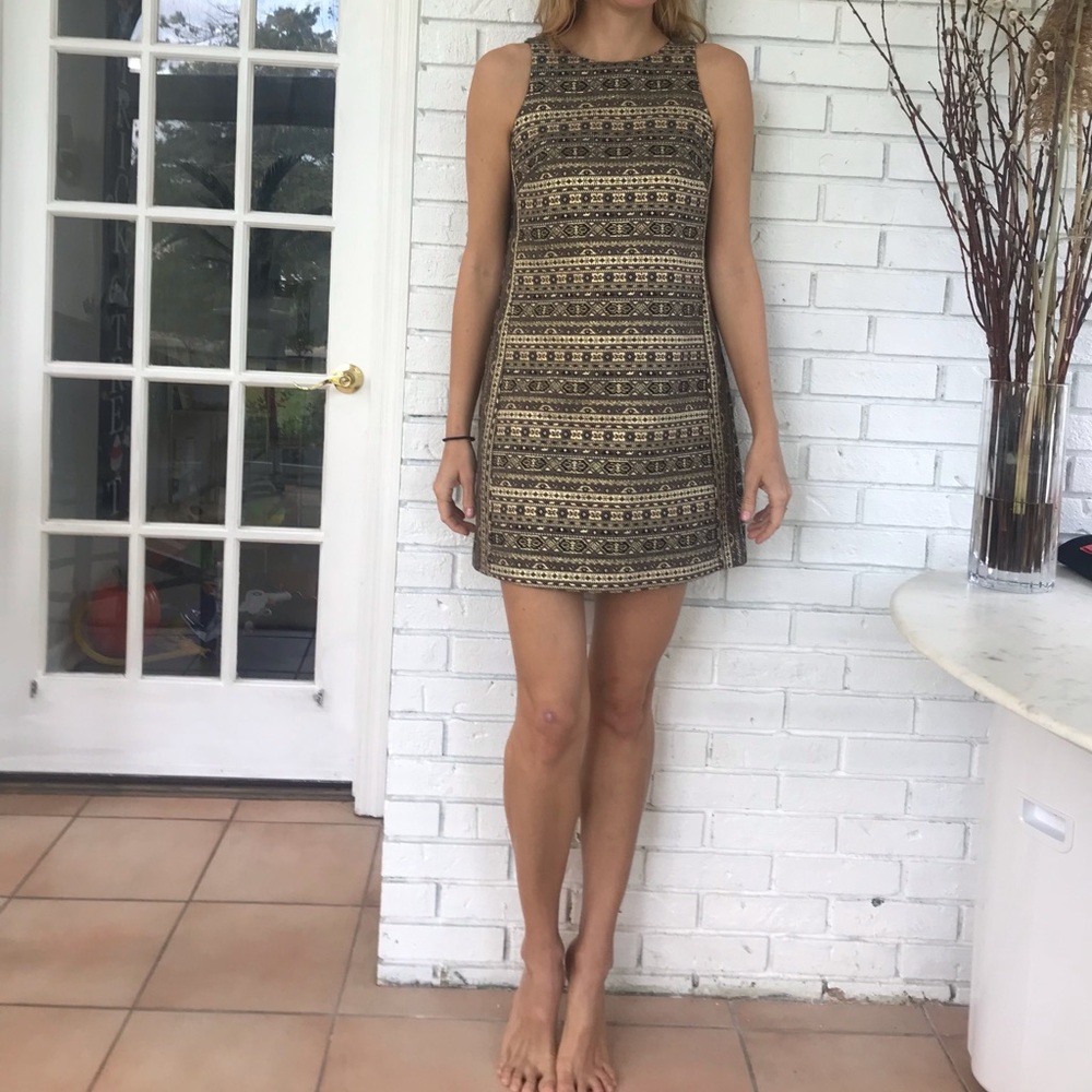 Alice & Trixie by Angela George Gold Dress